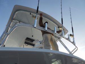 Capt. Coulter on Upper Deck
